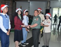 Khidmat dan Penuh Kasih, TNI/Polri Balikpapan Mengikuti Perayaan Natal 2025 di Kodam VI/Mulawarman