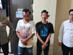 Polres Nganjuk Amankan Dua Tersangka Pengedar Sabu