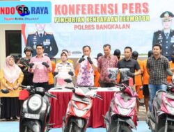 Selama Januari 2025, Polres Bangkalan Berhasil Amankan 8 Kasus Curanmor dengan 9 Tersangka, 2 Penadah