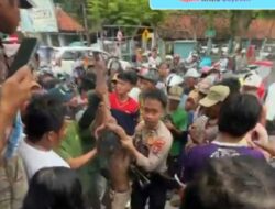 ANGOTA SATSAMAPTA SAAT JAGA PAMOBVIT BANK JATIM AMANKAN PELAKU COPET DI PASAR SRIMANGUNAN SAMPANG