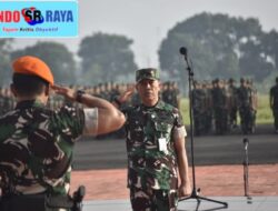 Inspektur Kopasgat Pimpin Apel Pagi di Mako Kopasgat