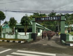 Kodim 1002/HST Rutin Gelar Olahraga Jalan Kaki untuk Jaga Kebugaran