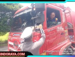 Polres Pelabuhan Tanjung Perak Gelar Sosialisasi Tagline ‘Mudik Aman Keluarga Nyaman’ dan Hotline Mudik 110