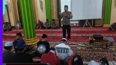 Bangun Generasi Muda Bebas Narkoba, Polsek Semampir Surabaya Gelar Penyuluhan di Masjid Al-Huda