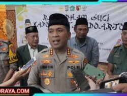 Safari Ramadhan, Kapolresta Sidoarjo Sosialisasikan Hotline Mudik Polri 110