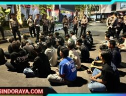 Ops Ketupat Semeru, Polrestabes Surabaya Amankan Puluhan Remaja Yang Bikin Onar Tutup Jalan