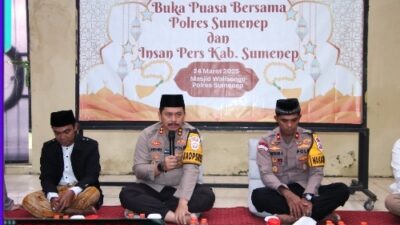 Kapolres Sumenep Gelar Buka Puasa Bersama Media, Pererat Sinergitas di Bulan Ramadhan