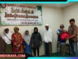 Pimpinan Redaksi Media TargetNews.ID Serahkan Baksos Kepada Kaum Dhuafa dan Penyandang Disabilitas