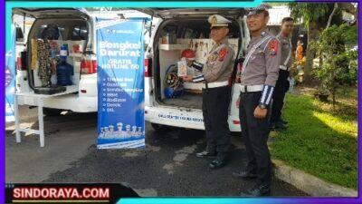 Mudik Auto Nyaman, Polres Nganjuk Hadirkan Cafe dan Bengkel Gratis