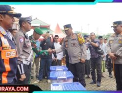 Kapolda Jatim Tinjau Pos Pelayanan Ops Ketupat Semeru 2025 di Masjid Cheng Hoo Pandaan