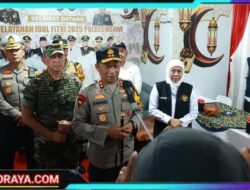 Tinjau Arus Mudik di Rest Area 575 A Ngawi Kapolda Jatim Himbau Pemudik Manfaatkan Posyan Untuk Istirahat
