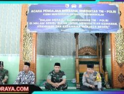 Indahnya Kebersamaan, Sinergitas Kodim 0829 dan Polres Bangkalan Gelar Pengajian di Bulan Ramadhan