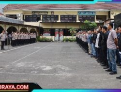 Polres Pelabuhan Tanjung Perak Gelar Pengamanan Malam Takbir Idul Fitri 1446 H