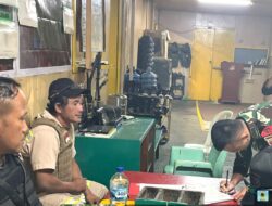 Pastikan Peralatan Pos Kondisi Baik, Satgas Yonif 611/Awang Long melaksanakan Pengecekan Perlengkapan Inventaris Pos