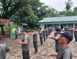 Kodim 1002/HST Jaga Kebugaran dengan Olahraga Bersama di Bulan Suci