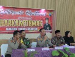 Silaturahmi Kamtibmas, Polres Nganjuk Berikan Baksos dan Bakkes Untuk Lansia di Loceret