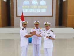 Danyonmarhanlan IV Ikuti Serah Terima Jabatan Danlanal Ranai, Serta Asops, Dan Aspers Danlantamal IV