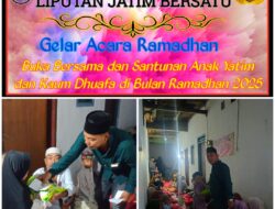 Berkah Ramadhan, Media Liputan Jatim Bersatu.com, Bagikan Takjil dan Santuni Anak Yatim
