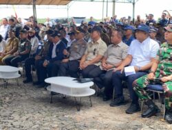 Dandim 1009/Tanah Laut Menghadiri Kunjungan Kerja Menteri Pertanian RI Di Wilayah Kabupaten Tanah Laut