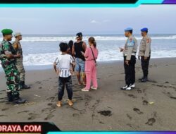 Polairud Polres Jember Tingkatkan Patroli Kawasan Wisata Pantai Saat Lebaran
