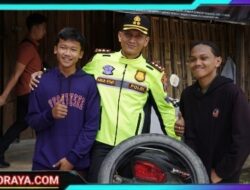 Polres Ponorogo Respon Cepat Bantu Pemudik Yang Mengalami Kendala di Jalan