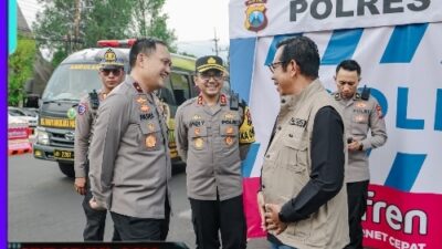 Wakapolda Jatim Tinjau Posyan Karanglo, Pantau Arus Balik Lebaran di Wilayah Malang Raya