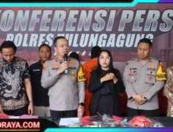 Polres Tulungagung Tetapkan 7 Tersangka Kasus Balon Udara Berpetasan 105 buah