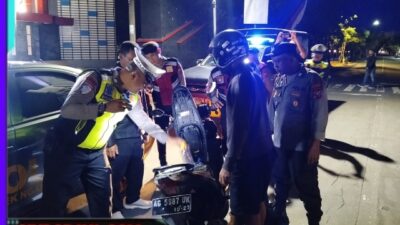 Patroli Skala Besar KRYD, Polres Nganjuk Terapkan Metode SREG Hingga Dini Hari