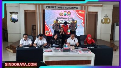 Polrestabes Surabaya Ungkap Kasus Pembunuhan Seorang Anak Terhadap Ayah Kandungnya Sendiri