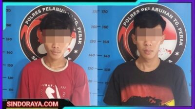Polres Pelabuhan Tanjung Perak Amankan Dua Pengedar Sabu Kedung Mangu Surabaya