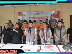 Polresta Sidoarjo Berhasil Amankan Empat Tersangka Pencurian Pipa Stainless di Tjiwi Kimia