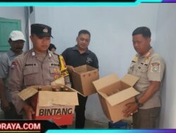 Polisi Tertibkan Penjualan Miras Ilegal di Malang