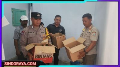 Polisi Tertibkan Penjualan Miras Ilegal di Malang