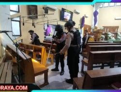 Polres Bojonegoro Sterilisasi Gereja Jelang Ibadah Jumat Agung dan Paskah 2025