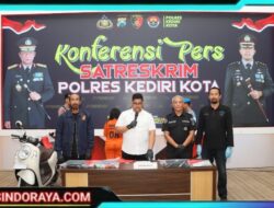 Polres Kediri Kota Berhasil Amankan Residivis Pencurian di Kamar Kos Yang Viral di Medsos
