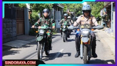 Sinergisitas Polres Kediri Kota Bersama Kodim 0809 Gelar Patroli Gabungan