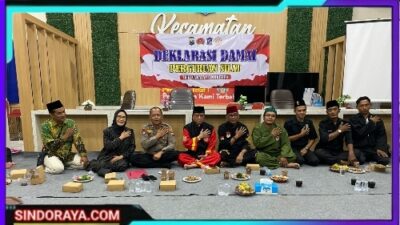Luar Biasa, Pesilat Sekecamatan Simokerto Kompak Anti Tawuran Sepakat Wani Jogo Suroboyo