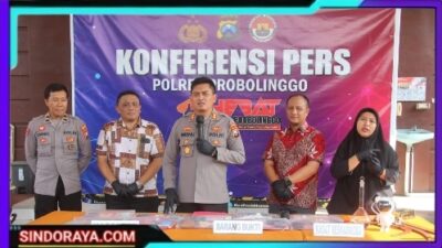 Polres Probolinggo Amankan Bandar Narkoba Berjuluk Kobar Yang Edarkan Sabu Hingga 2 kg per Bulan