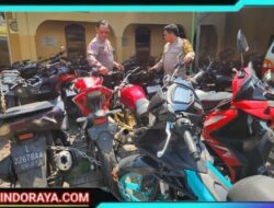 Polisi Bubarkan Aksi Balap Liar di Jalan Kedung Cowek Surabaya, 29 Sepeda Motor Diamankan