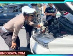 Kasatlantas Polres Sampang Pimpin Operasi Patuh Pajak dan Lakukan Tindakan Tilang ke Pelanggar Lalin