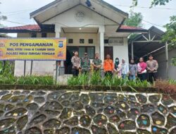Babinsa-Bhabinkamtibmas HST Bersinergi Amankan Objek Wisata Kampoeng Bambu dan Lainnya di Libur Idul Fitri