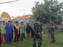 Latih Kemandirian Generasi Muda Anggota Koramil 07/Teluk Keramat Laksanakan Latsar Mos Colan Saka Wira Kartika