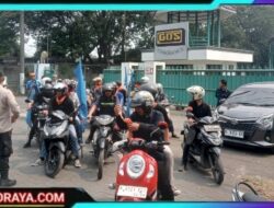 Polres Pelabuhan Tanjung Perak Pam Jalur dan Kawal Massa Saat Peringatan May Day di Surabaya