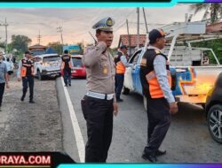 Kasatlantas Polres Sampang Pimpin Operasi Gabungan Bersama Bapenda dan Dinas Perhubungan, Tindak Tilang 125 Pelanggar