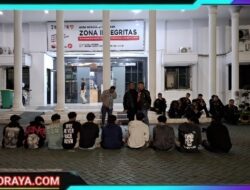 Dalam Operasi Pekat Semeru 2025, Polrestabes Surabaya Amankan Kelompok Pemuda yang Diduga Akan Tawuran