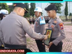Kapolres Sumenep Pimpin Upacara PTDH Satu Anggota Polres Sumenep