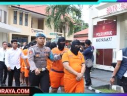 Operasi Pekat Semeru 2025, Polresta Banyuwangi Ungkap 25 Kasus Amankan 37 Tersangka