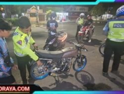 Polres Jember Amankan Belasan Motor Tidak Sesuai Spektek Terlibat Balap Liar