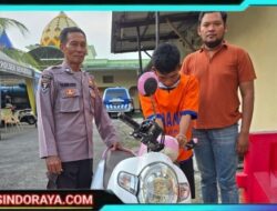 Polsek Kenjeran Amankan Pelaku Curanmor Setelah Ketahuan Mencuri di Kedinding Lor Surabaya