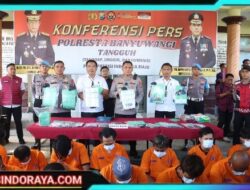 Polresta Banyuwangi Berhasil Ungkap Kasus Narkoba Sita 2 Kilogram Sabu